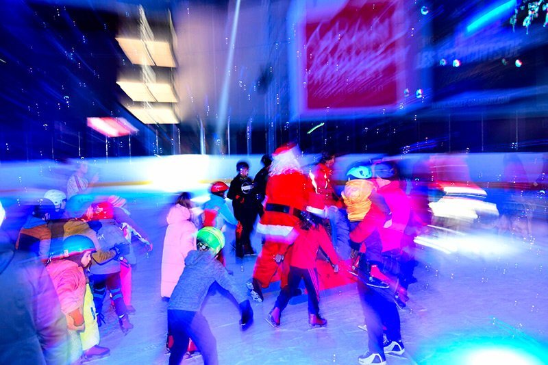 Le Père Noël à la patinoire - Gilles Garofolin/Grand Chambéry